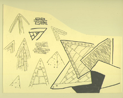 Compound of five tetrahedra (structural), sketches