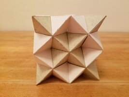 Stella octangula with additional layer of tetrahedra